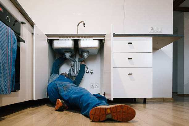 Professional Drain Cleaning technician working in Pawcatuck, CT